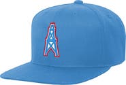 Mitchell & Ness Youth Mitchell & Ness Light Blue Houston Oilers Gridiron Classics Ground Snapback Hat