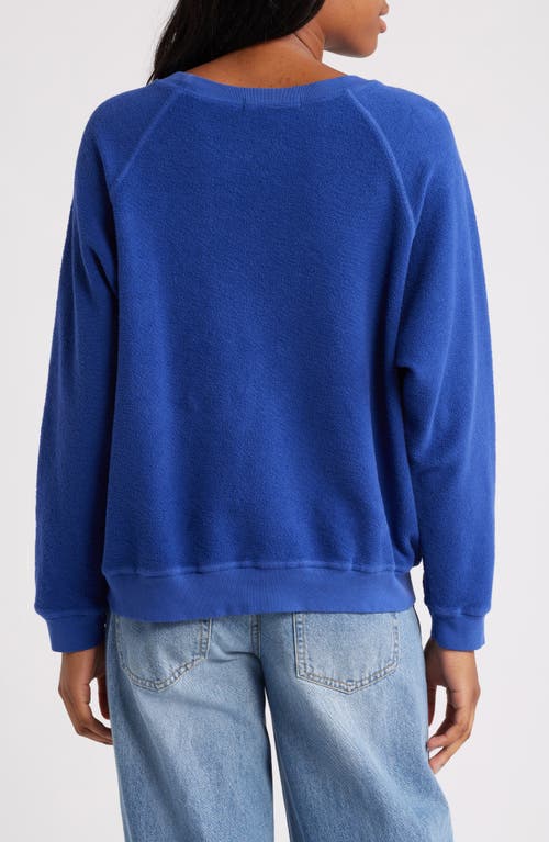 DAYDREAMER DAYDREAMER RAMONES REVERSE COTTON TERRY GRAPHIC SWEATSHIRT