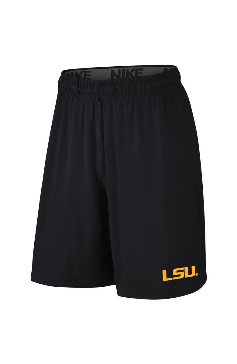 Nike Men's Nike Black LSU Tigers College Primary Logo 2.0 Fly Performance Shorts, Alternate, color, 