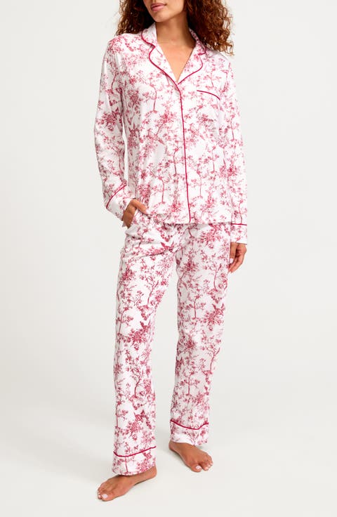 Toile Pima Cotton Pajamas