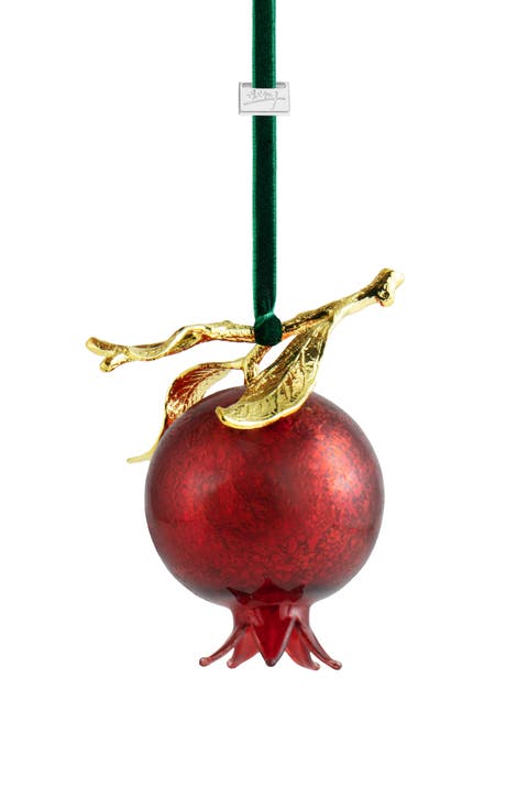 Pomegranate Glass Ornament