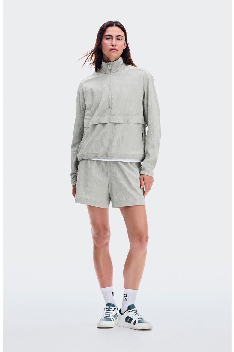 Courtside Half Zip Pullover, Alternate, color, BRUME