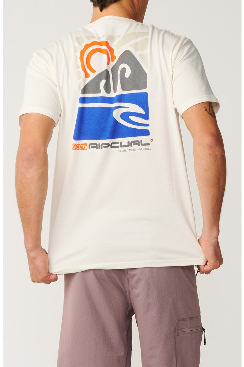 S-Series VaporCool Man Totem Relaxed Graphic T-Shirt, Alternate, color, BONE