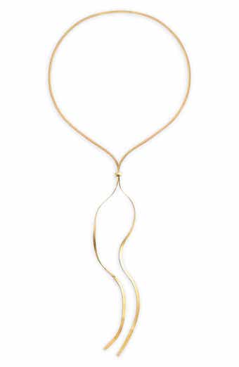 Panacea Snake Chain Bolo Necklace