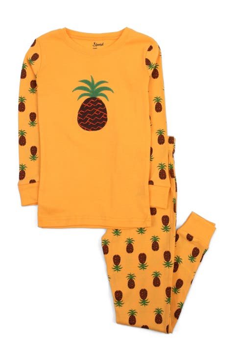 Two-Piece Cotton Printed Matching Family Pajamas, Playful Graphics (Baby)