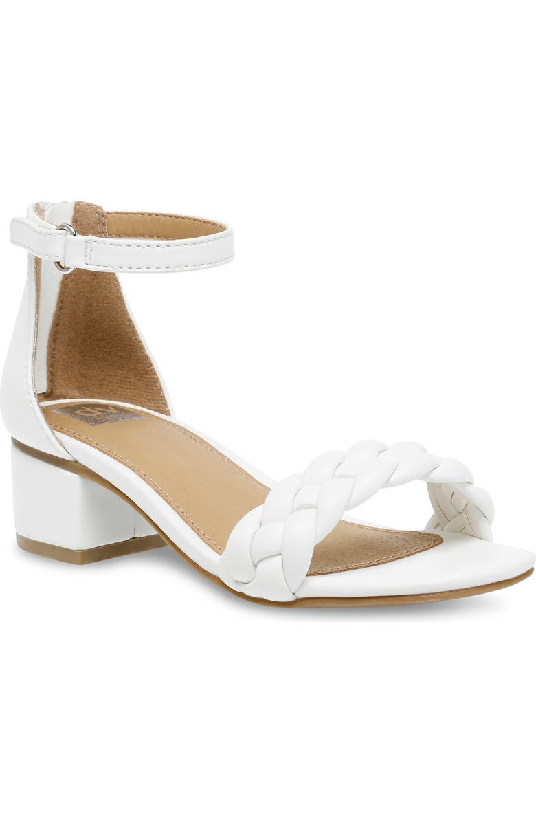 DV by Dolce Vita DV Dolce Vita Braided Strap Ankle Strap Sandal, Main, color, White
