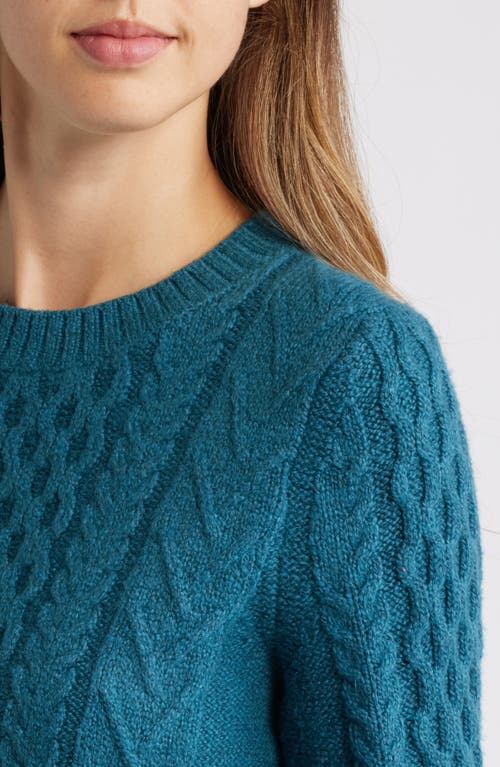 CASLON CASLON® CABLE STITCH CREWNECK SWEATER
