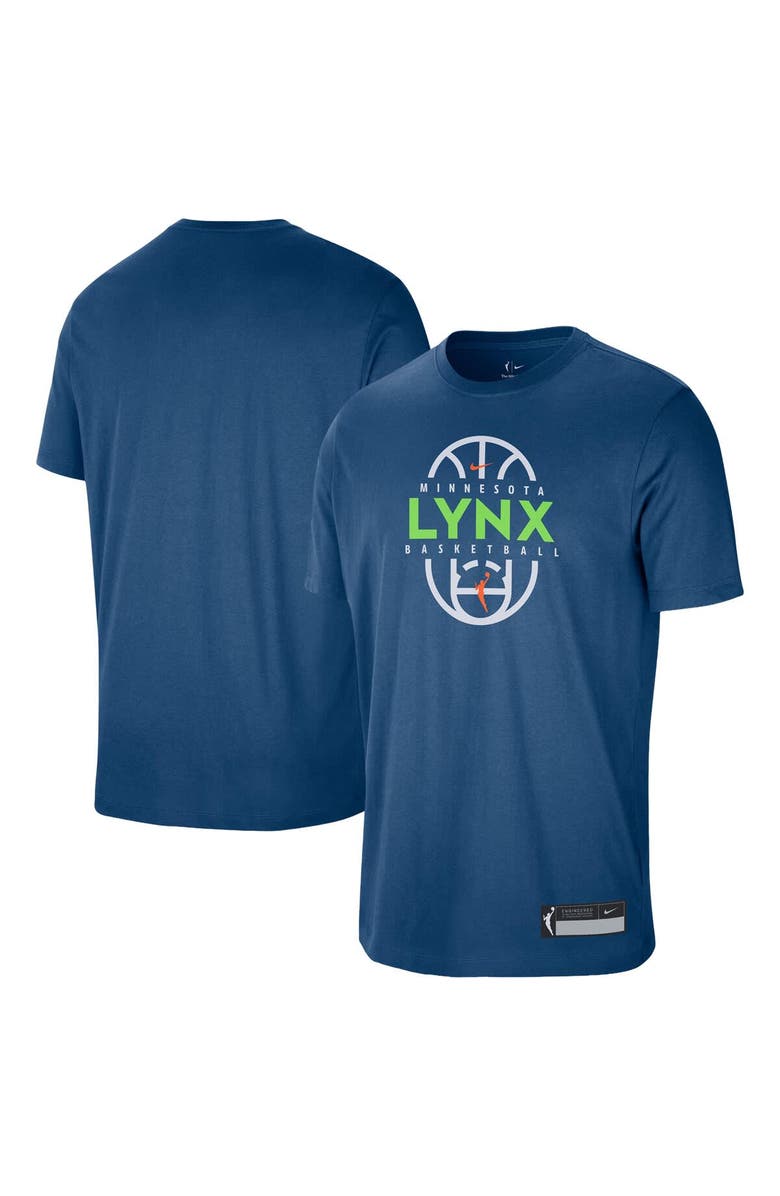 Nike Unisex Nike Blue Minnesota Lynx 2026 On-Court Authentic Practice Premium T-Shirt, Main, color, Blue