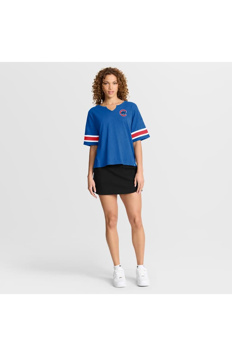 FANATICS Women's Fanatics Royal Chicago Cubs Curl Route T-Shirt, Alternate, color, Royal