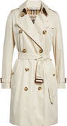 Burberry Kensington Double Breasted Trench Coat
