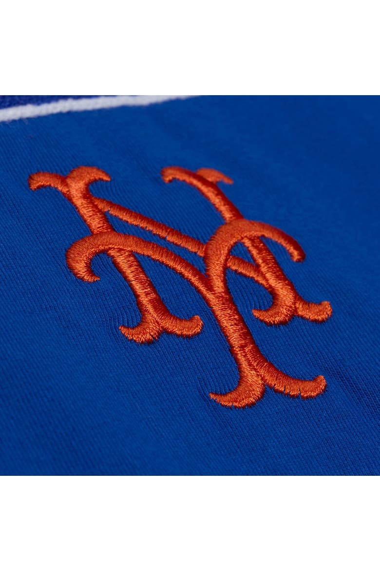 Men's Mitchell & Ness  Royal New York Mets Wild Pitch Ringer T-Shirt, Alternate, color, Royal
