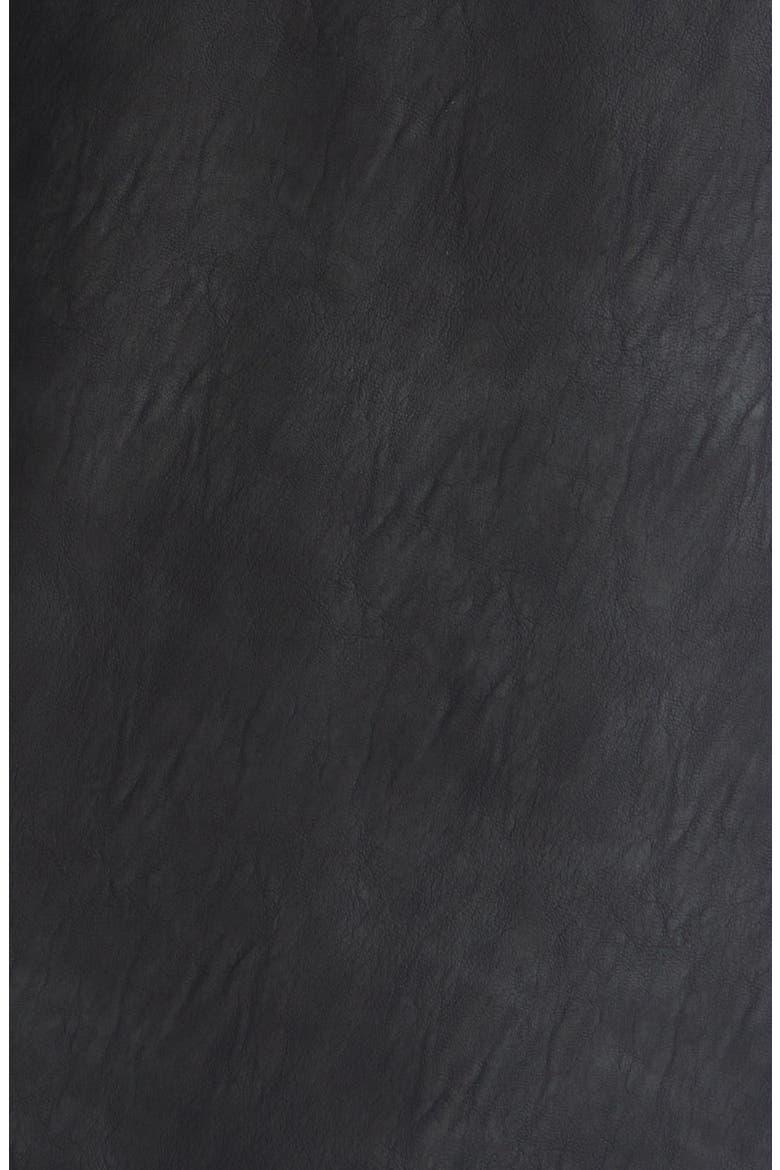 Oversize Faux Leather Jacket, Alternate, color, SLATE