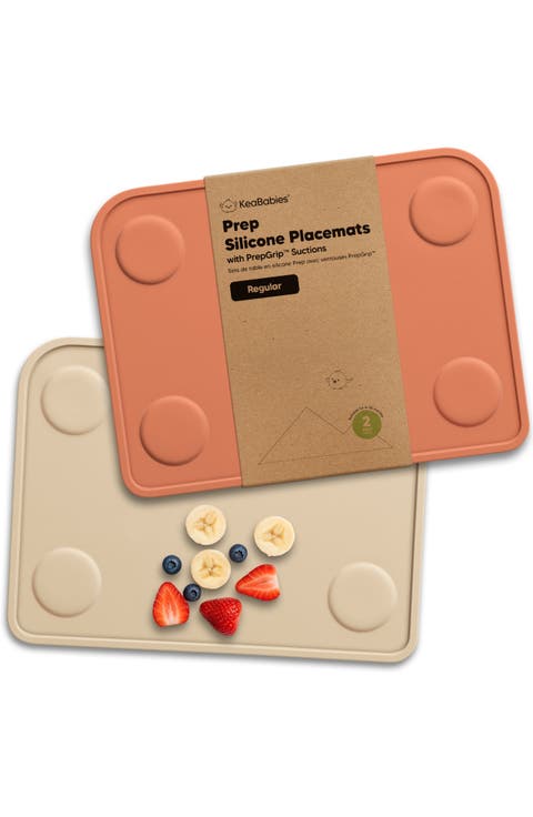 2-Pack Prep Silicone Placemats