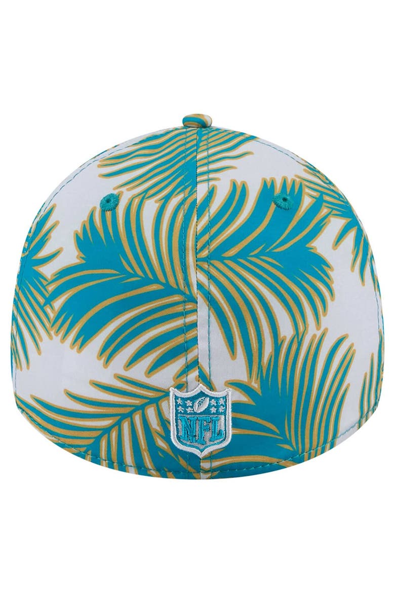 Men's New Era Gray Jacksonville Jaguars Palms 39THIRTY Flex Hat, Alternate, color, Gray
