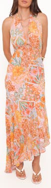 Petal & Pup Alkira Halter Neck Maxi Dress