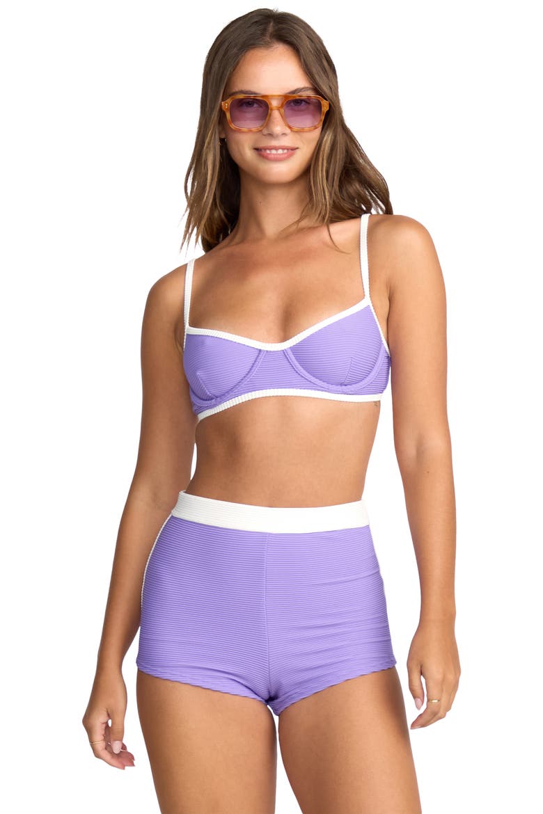 Tanlines Tami Underwire Bikini Top, Alternate, color, PURPLE PUNCH