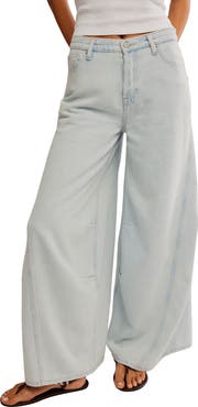 Free People Westward Demi Barrel Leg Jeans