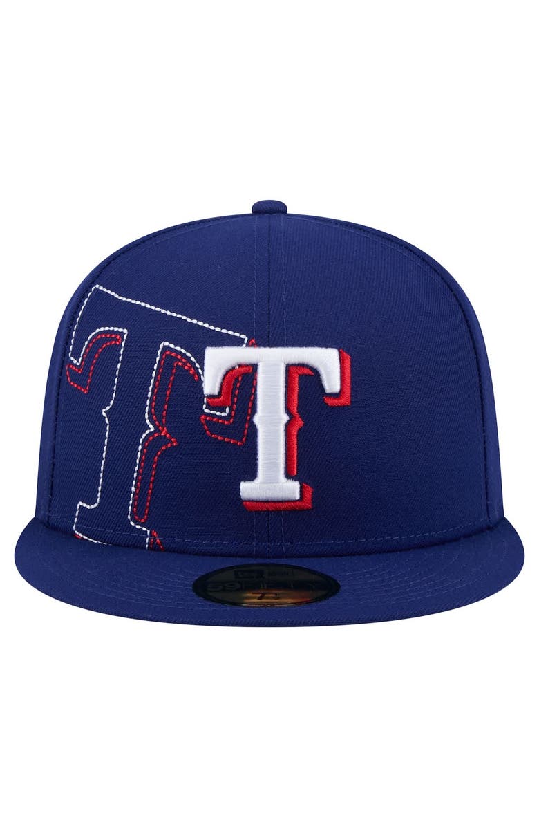 New Era Men's New Era Royal Texas Rangers Yarn Stitch 59FIFTY Fitted Hat, Alternate, color, Royal