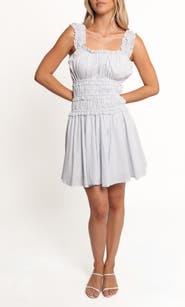 Petal & Pup Lune Smocked Minidress