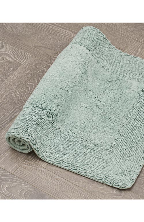 Laura Ashley Ruffle Cotton 2-piece Bath Mat Set