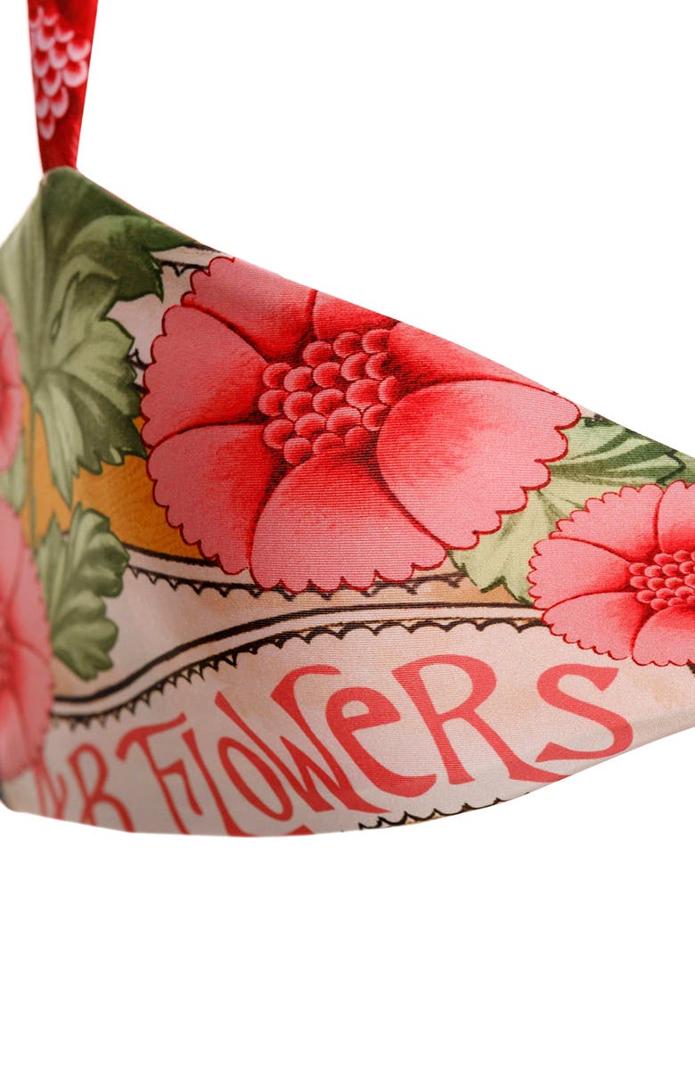 Agua Bendita Malory Harvest Bikini Top, Alternate, color, Orange