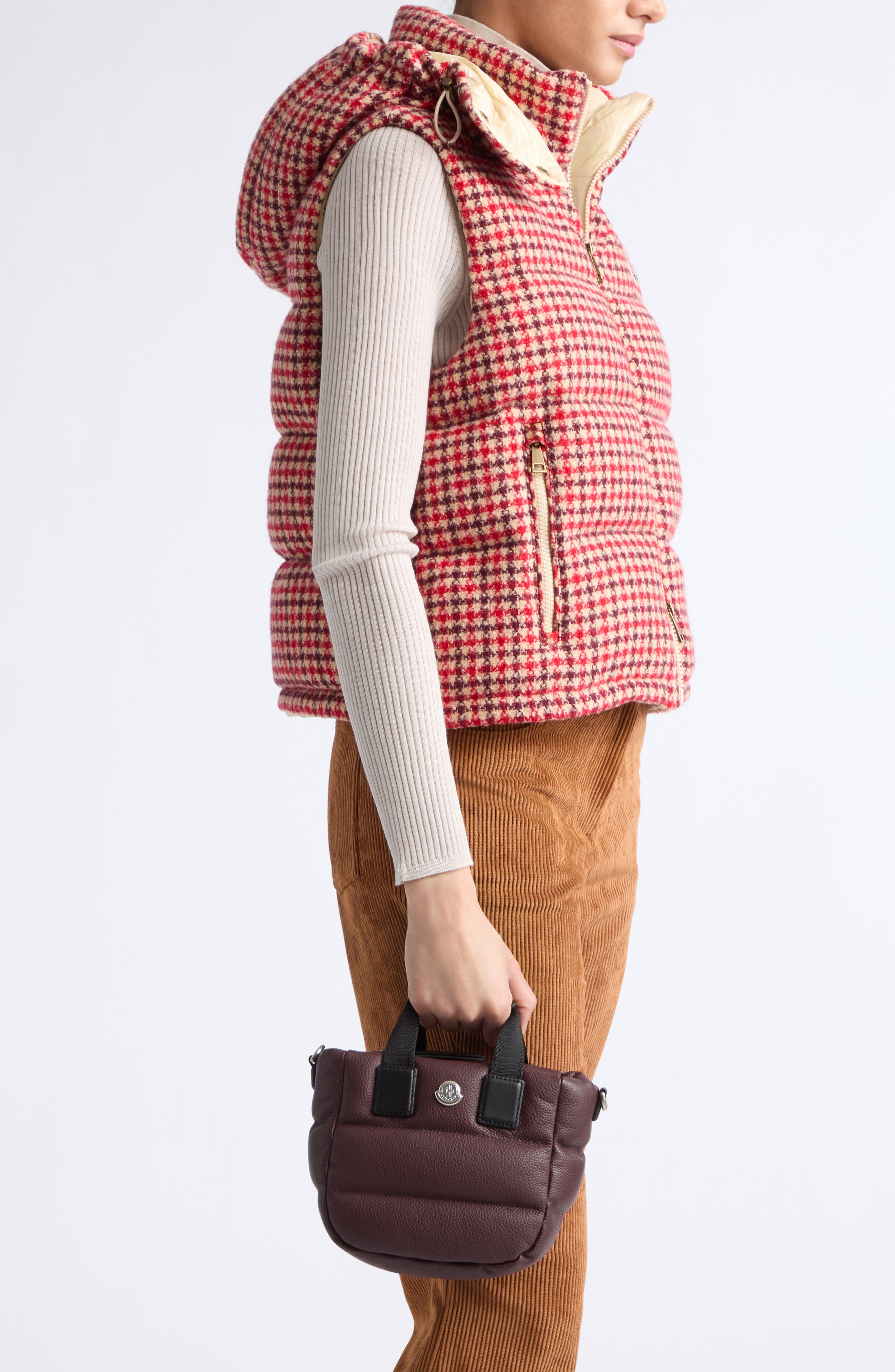 Micro Caradoc Puffer Tote, Alternate, color, PORT ROYALE