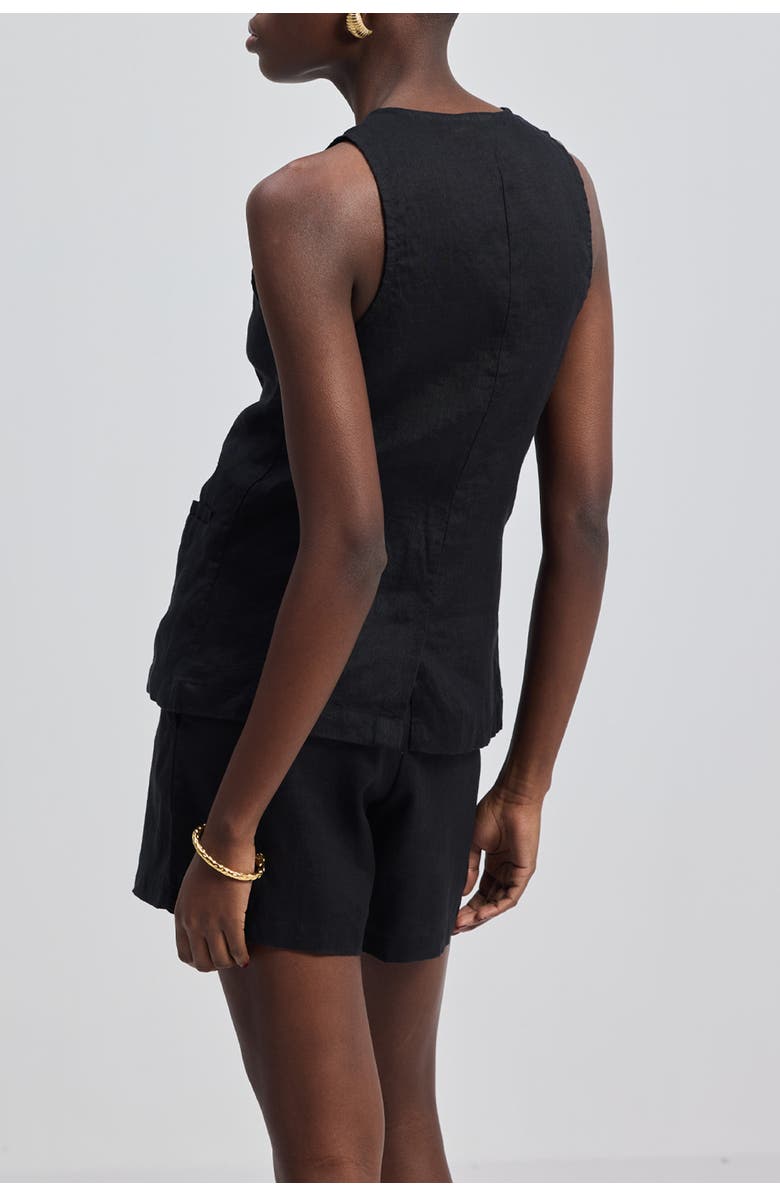 Reistor Sleeveless Vest Jacket, Alternate, color, Black