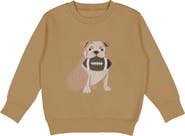 Sweet Wink Bulldog Football Patch Sweatshirt