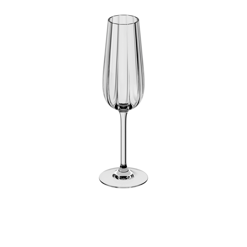 Villeroy & Boch Rose Garden Flute Set Of 4 In Clear