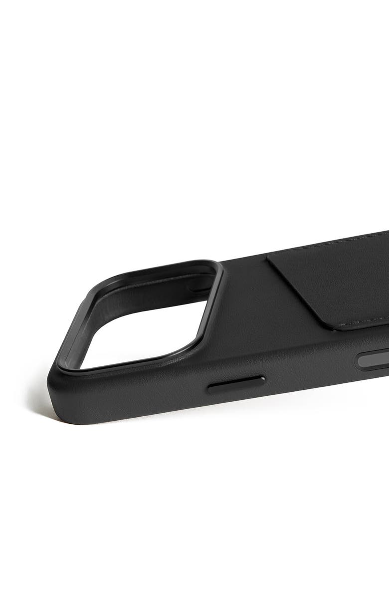 MUJJO Full Leather Wallet Case for iPhone 17 Pro, Alternate, color, Black