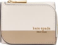 Kate Spade New York small devin colorblock saffiano leather card case