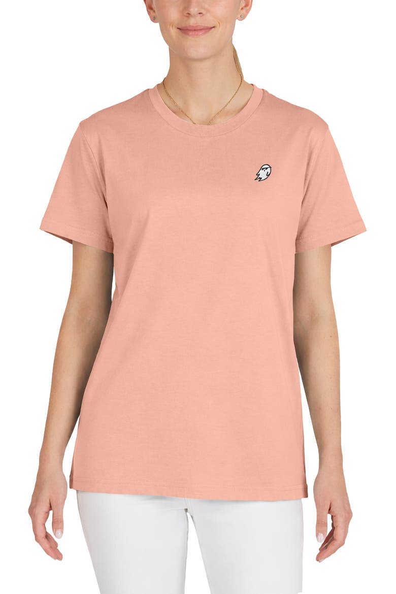 Womens Ghost Mode Jersey Relaxed Tee, Main, color, Terracotta