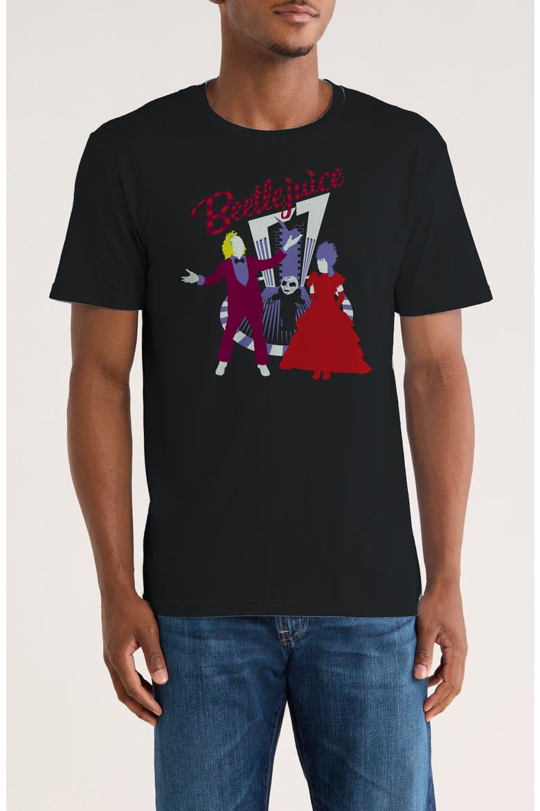 Beetlejuice Graphic T-Shirt, Main, color, BLACK