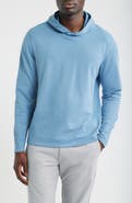 johnnie-O Stretch Cotton Blend Pebble Hoodie
