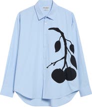 JW Anderson Persimmon Applique Cotton Shirt