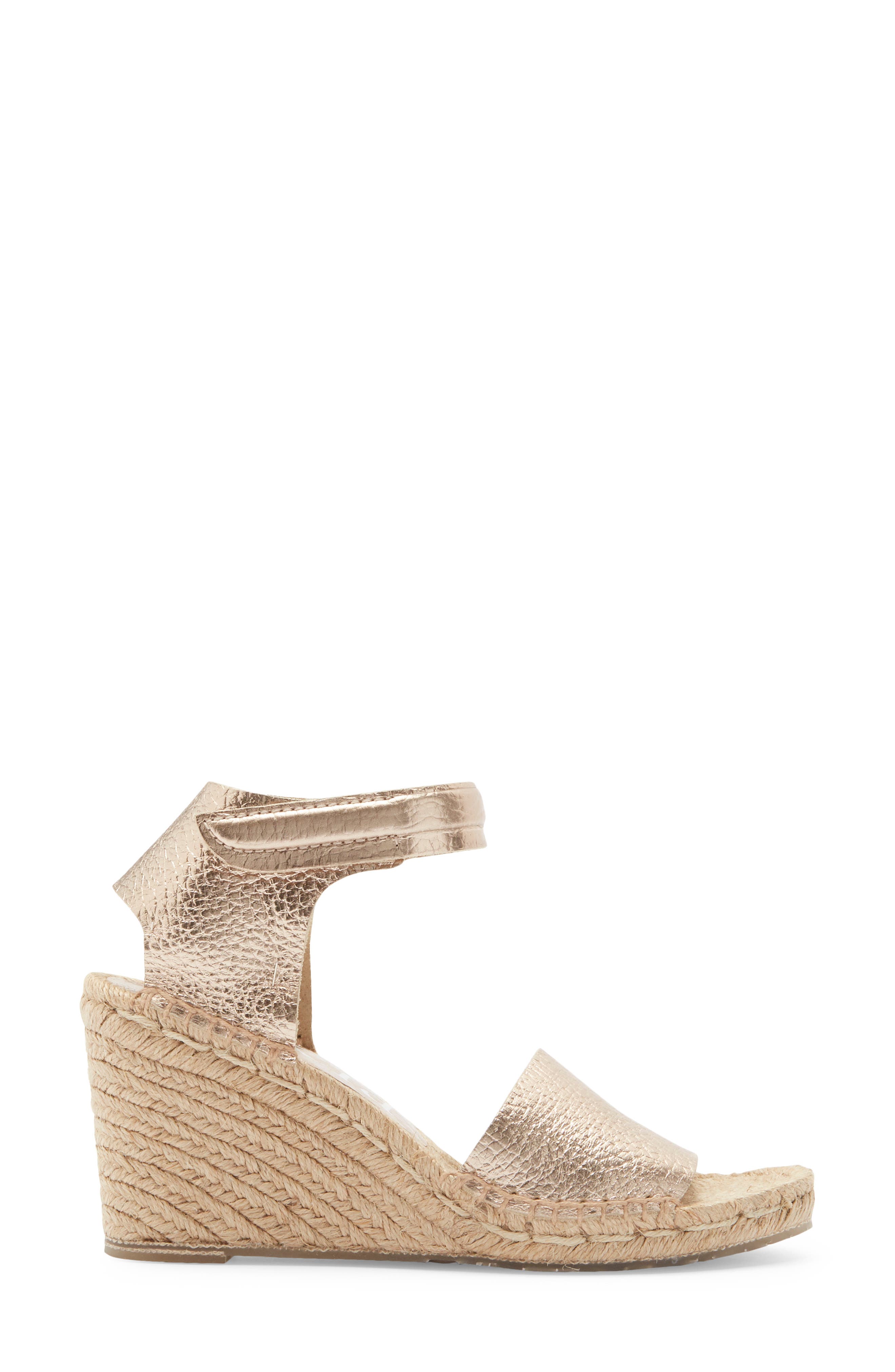 Pedro Garcia Olany Espadrille Wedge Sandal, Alternate, color, Rose Gold