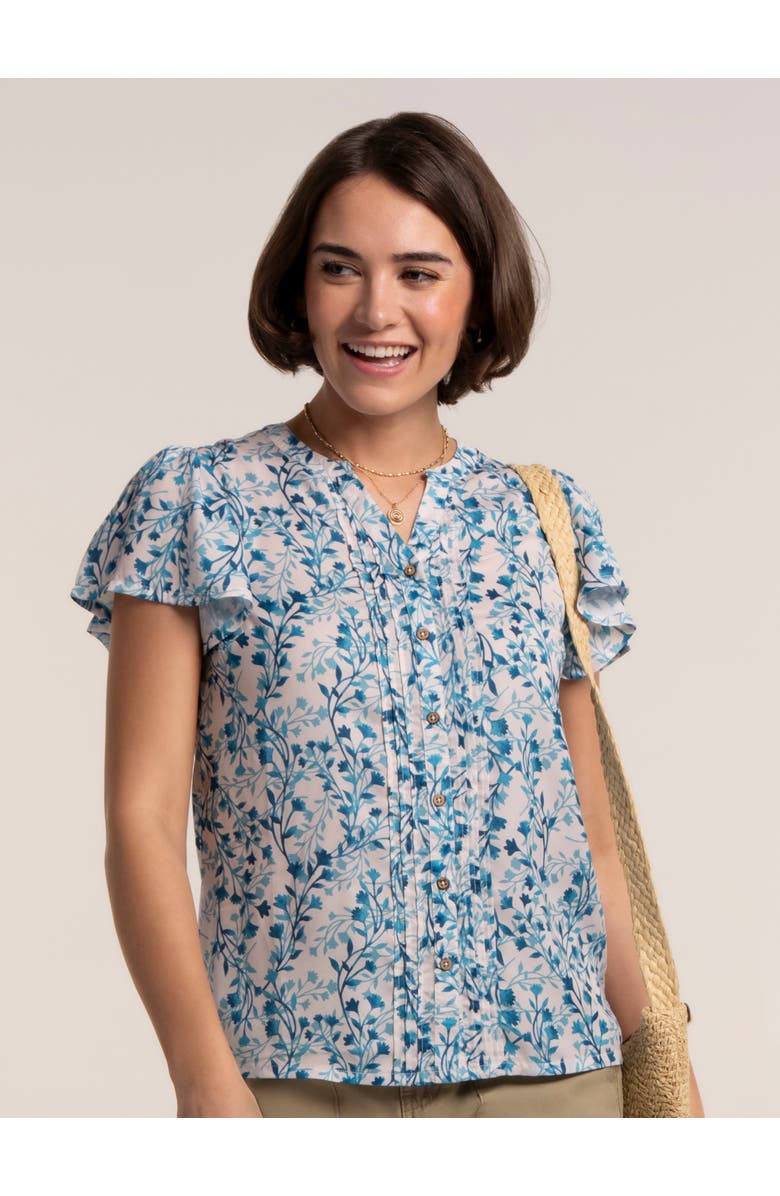 Brakeburn Bianca Blouse, Alternate, color, Cream