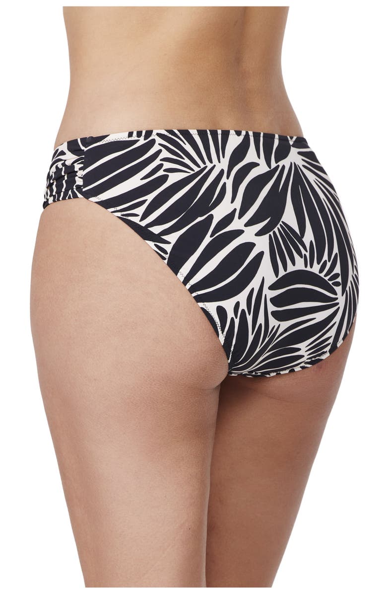 Profile by Gottex Comeback Mid Rise Swim Bottom, Alternate, color, Black-White