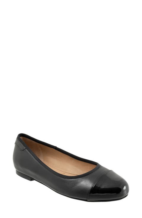 Clara Cap Toe Flat (Women)