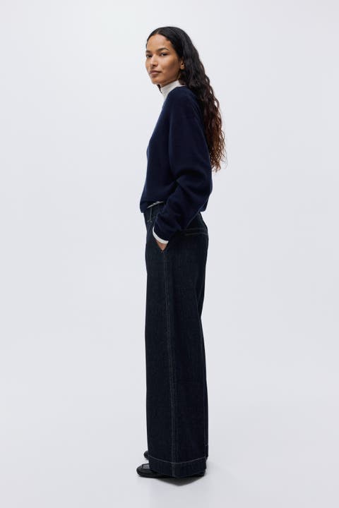 Wide High Jeans