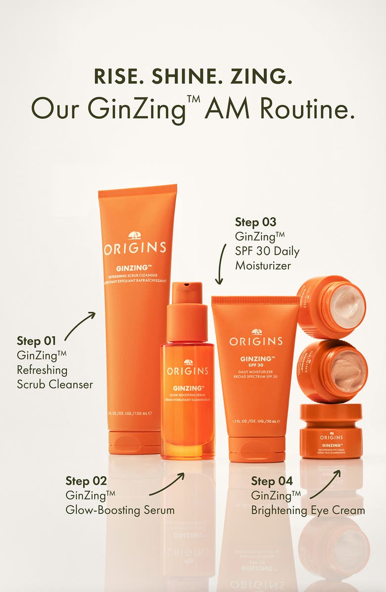 Origins GinZing<sup>™</sup> SPF 30 Daily Moisturizer Sunscreen, Alternate, color, 