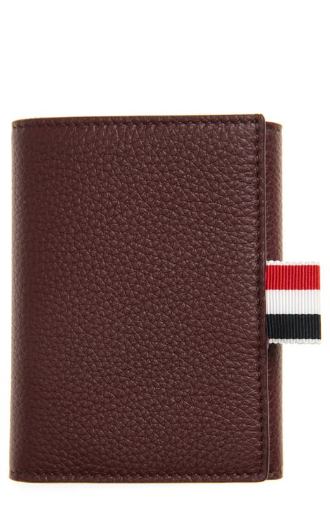 Snap Soft Pebble Leather Trifold Wallet
