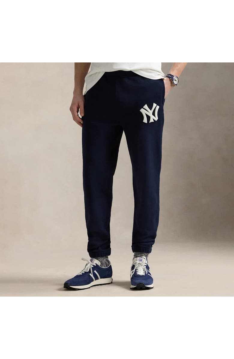 Polo Ralph Lauren Navy Yankees  Sweatpants, Main, color, 