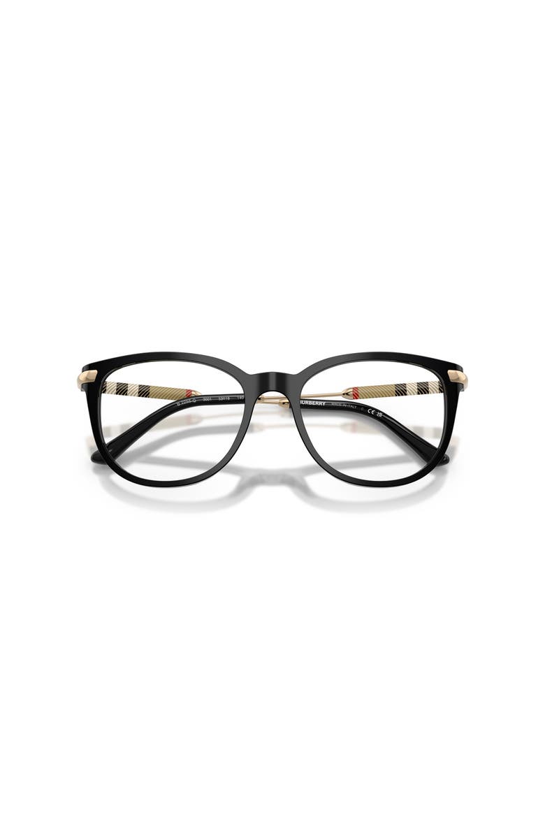 Burberry 51mm Square optical glasses, Alternate, color, Black