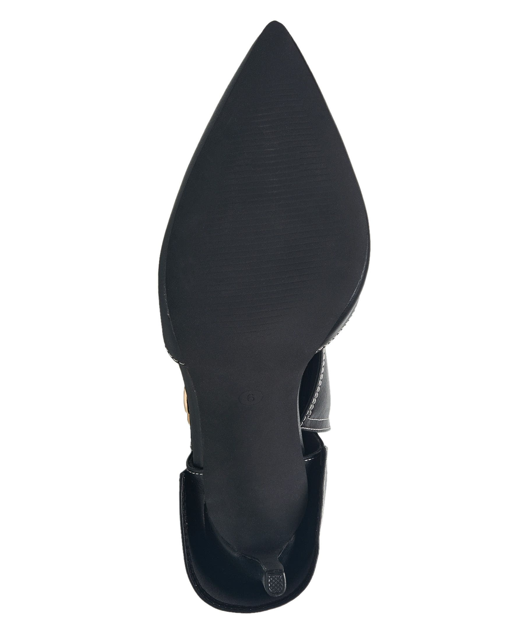 Her Foldover Cuff Heel, Alternate, color, Black