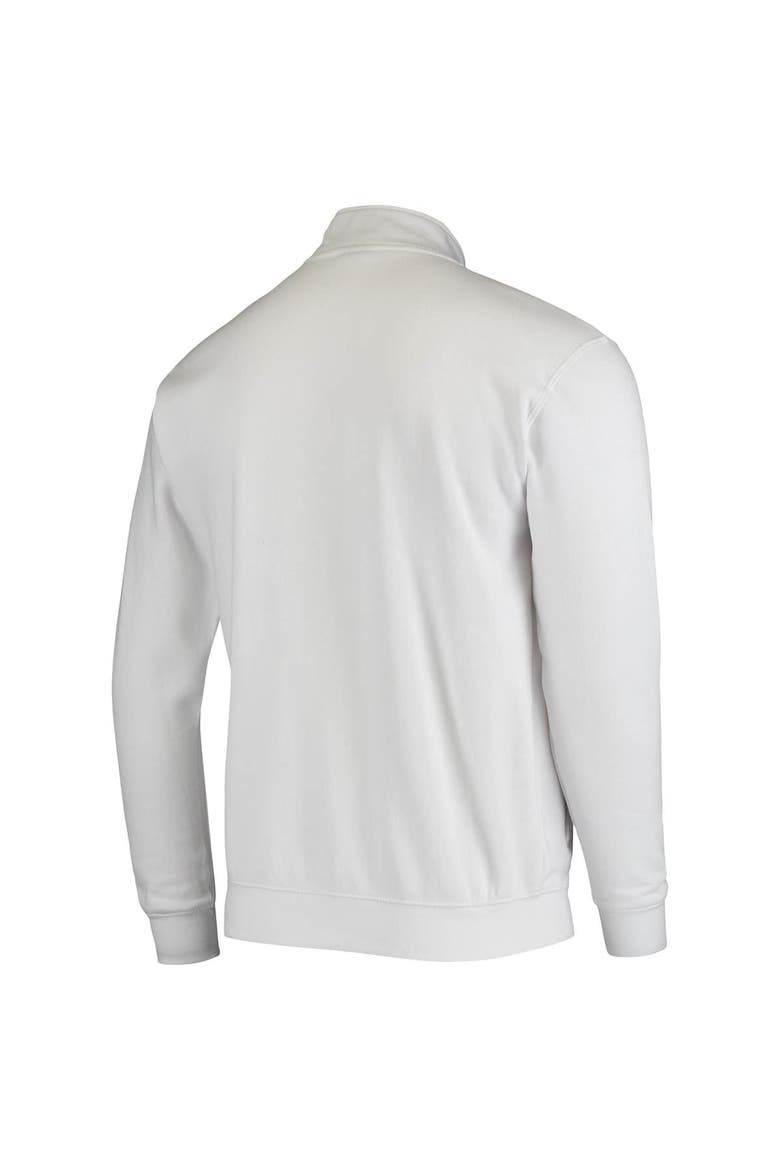 Men's Colosseum White Washington Huskies Tortugas Logo Quarter-Zip Jacket, Alternate, color, White