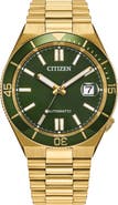 Citizen TSUYOSA Shore Goldtone Automatic Bracelet Watch, 40mm