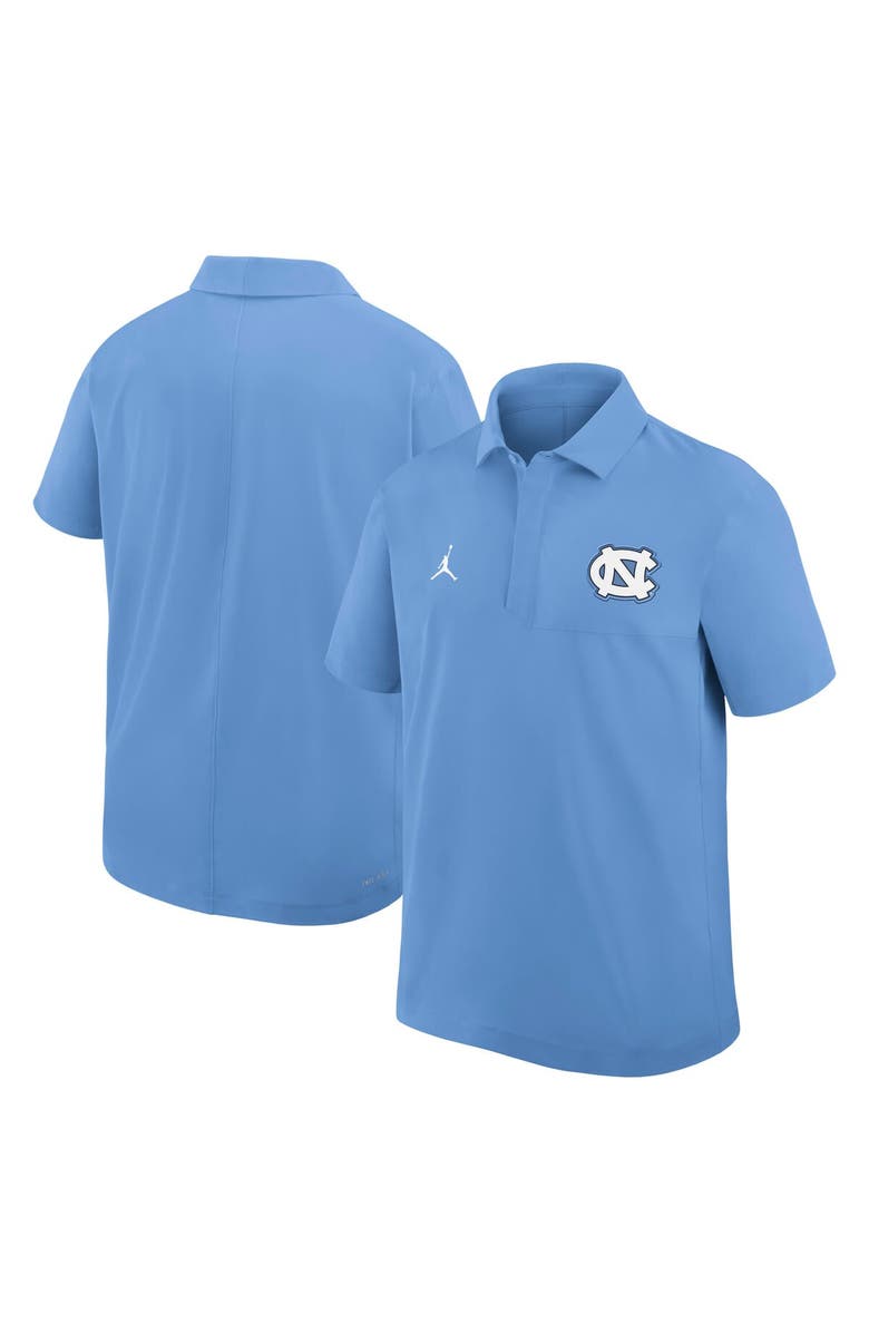 Jordan Brand Men's Jordan Brand Carolina Blue North Carolina Tar Heels 2025 Coaches Sideline Polo, Alternate, color, Light Blue