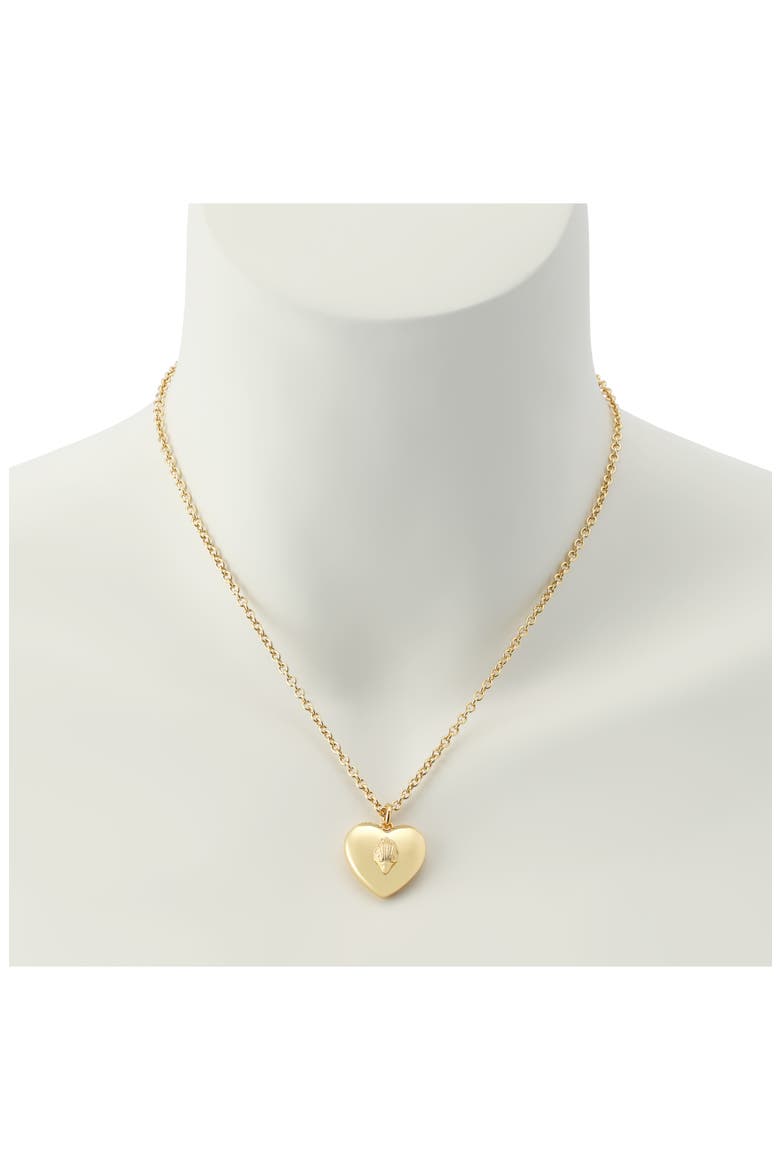 Eagle Heart Pendant Necklace, Alternate, color, GOLD/ BLUE