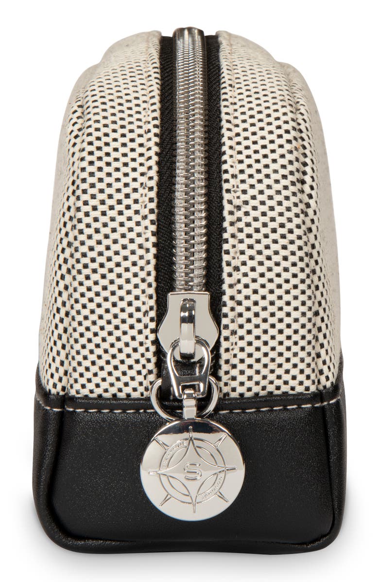 Stephanie Johnson Mini Tropea Onyx Mae Cosmetics Pouch, Alternate, color, Black